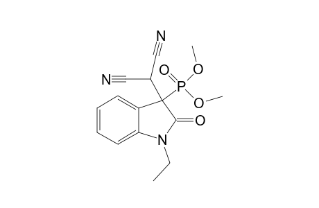 DIMETHYL-3-(DICYANOMETHYL)-1-ETHYL-2-OXOINDOLIN-3-YLPHOSPHONATE