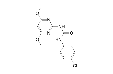 Urea, 1-(4-chlorophenyl)-3-(4,6-dimethoxypyrimidin-2-yl)-