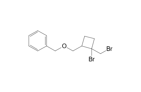 [2-bromanyl-2-(bromomethyl)cyclobutyl]methoxymethylbenzene
