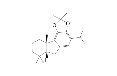 (6aR,10aS)-4-Isopropyl-2,2,7,7,10a-pentamethyl-6a,7,8,9,10,10a-hexahydro-6H-1,3-dioxacyclopenta[c]fluorene