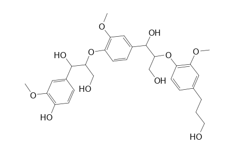 2-(4-(1,3-Dihydroxy-2-[4-(3-hydroxypropyl)-2-methoxyphenoxy]propyl)-2-methoxyphenoxy)-1-(4-hydroxy-3-methoxyphenyl)-1,3-propanediol
