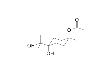 1,4-Cyclohexanediol, 1-(1-hydroxy-1-methylethyl)-4-methyl-, 4-acetate, trans-
