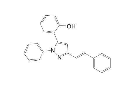 5-(2-Hydroxyphenyl)-1-phenyl-3-styrylpyrazole