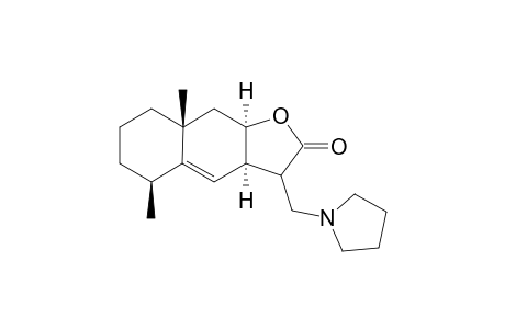 (3aR,5S,8aR,9aR)-3a,5,6,7,8,8a,9,9a-octahydro-5,8a-dimethyl-3-(pyrrolidin-1-ylmethyl)naphtho[2,3-b]furan-2(3H)-one