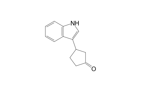 3-(1H-indol-3-yl)-1-cyclopentanone