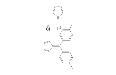 Titanium(II) cyclopenta-2,4-dien-1-ide 1-[cyclopenta-2,4-dien-1-ylidene(p-tolyl)methyl]-4-methyl-benzene chloride