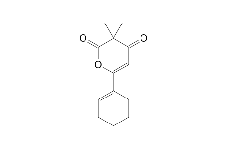 6-(1-CYCLOHEXEN-1-YL)-3,3-DIMETHYL-2H-PYRAN-2,4(3H)-DIONE