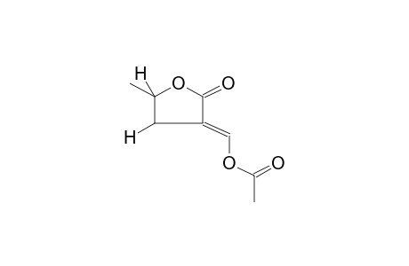 (E)-3-ACETOXYMETHYLENE-5-METHYLDIHYDRO-2(3H)-FURANONE