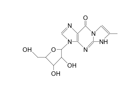 5,9-Dihydro-6-methyl-9-oxo-3-(B-D-ribofuranosyl)imidazo(1,2-A)purine