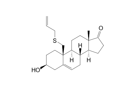 Androst-5-en-17-one, 3-hydroxy-19-(2-propenylthio)-, (3.beta.)-