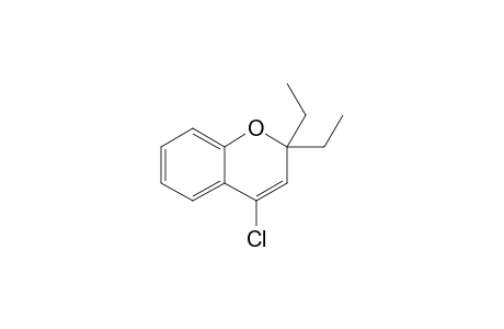 4-chloranyl-2,2-diethyl-chromene