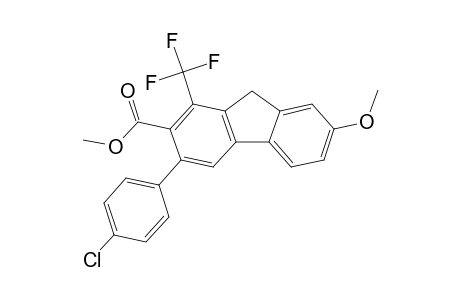 Methyl 3-(4-chlorophenyl)-7-methoxy-1-(trifluoromethyl)-9H-fluorene-2-carboxylate