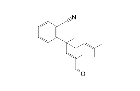 (E)-2-(2,4,7-Trimethyl-1-oxooct-2,6-dien-4-yl)benzonitrile