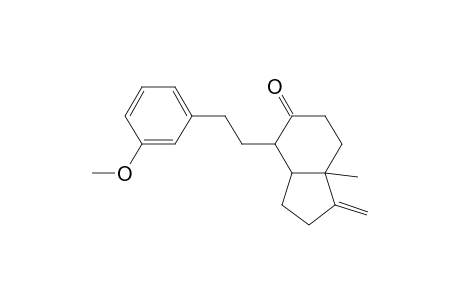 5H-Inden-5-one, octahydro-4-[2-(3-methoxyphenyl)ethyl]-7a-methyl-1-methylene-, [3aR-(3a.alpha.,4.alpha.,7a.beta.)]-