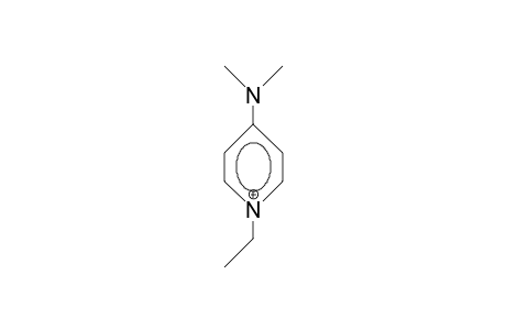 4-Dimethylamino-1-ethyl-pyridinium cation
