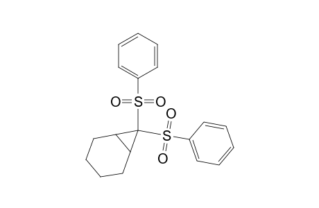 Bicyclo[4.1.0]heptane, 7,7-bis(phenylsulfonyl)-