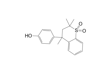 4-(2,2,4-Trimethyl-1,1-dioxido-3,4-dihydro-2H-thiochromen-4-yl)phenol