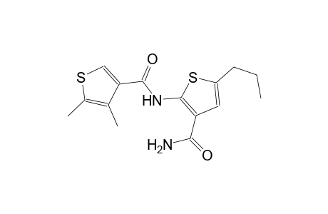 2-{[(4,5-dimethyl-3-thienyl)carbonyl]amino}-5-propyl-3-thiophenecarboxamide