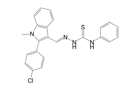 1-[(E)-[2-(4-chlorophenyl)-1-methyl-3-indolyl]methylideneamino]-3-phenylthiourea