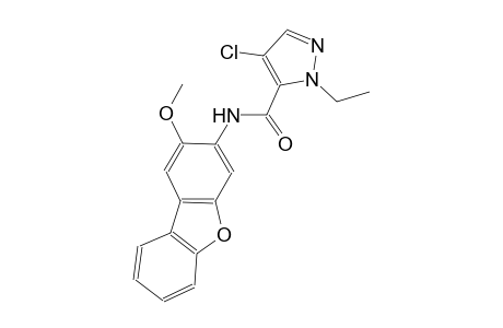 4-chloro-1-ethyl-N-(2-methoxydibenzo[b,d]furan-3-yl)-1H-pyrazole-5-carboxamide