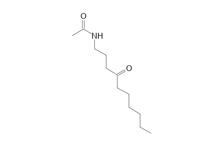 N-(4-oxodecyl)acetamide