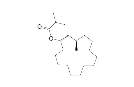 (E)/(Z)-(3R)-3-Methylcyclopentadec-1-enyl 2-Methylpropanoate