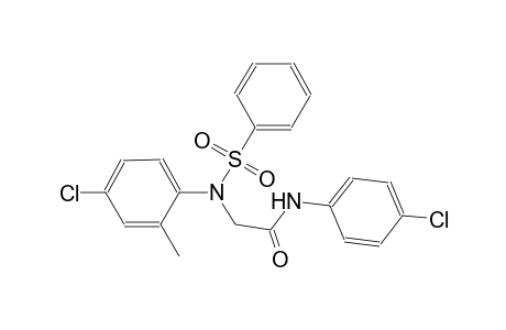 acetamide, 2-[(4-chloro-2-methylphenyl)(phenylsulfonyl)amino]-N-(4-chlorophenyl)-