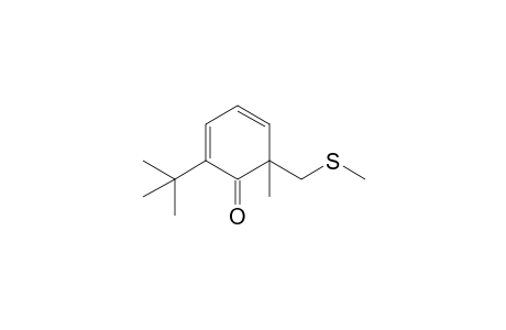 2-tert-Butyl-6-methyl-6-(methylsulfanylmethyl)cyclohexa-2,4-dien-1-one