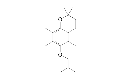 2,2,5,7,8-Pentamethyl-6-hydroxychroman, 2-methylpropyl ether