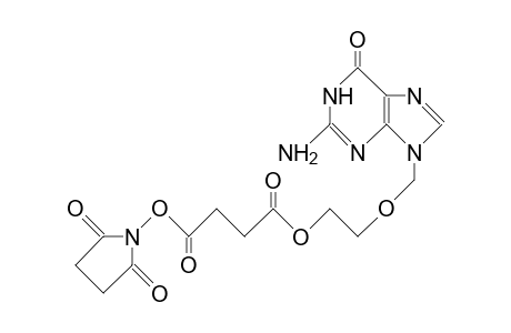 9-(10-Succinimido-6,9-dioxo-2,5,10-trioxa-decyl)-guanine