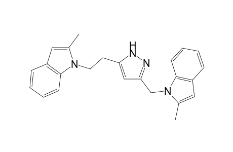 2-Methyl-1-((5-(2-(2-methyl-1H-indol-1-yl)ethyl)-1H-pyrazol-3-yl)methyl)-1H-indole