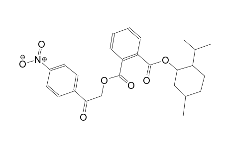 1,2-benzenedicarboxylic acid, 1-[5-methyl-2-(1-methylethyl)cyclohexyl] 2-[2-(4-nitrophenyl)-2-oxoethyl] ester