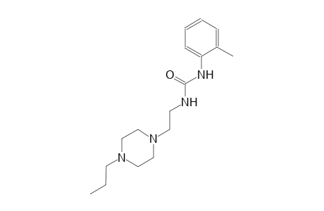 urea, N-(2-methylphenyl)-N'-[2-(4-propyl-1-piperazinyl)ethyl]-