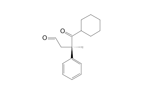 (2S)-4-CYCLOHEXYL-4-OXO-3-METHYL-3-PHENYLBUTANAL