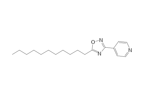 3-(4-pyridyl)-5-undecyl-1,2,4-oxadiazole