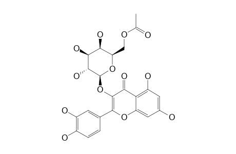 QUERCETIN-3-O-(6''-ACETYL)-BETA-D-GALACTOPYRANOSIDE