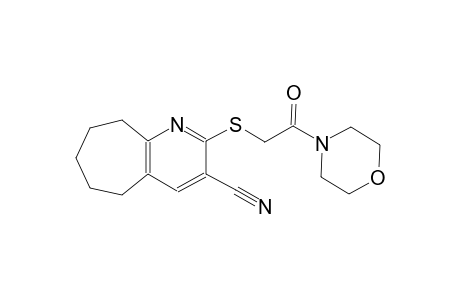 5H-cyclohepta[b]pyridine-3-carbonitrile, 6,7,8,9-tetrahydro-2-[[2-(4-morpholinyl)-2-oxoethyl]thio]-
