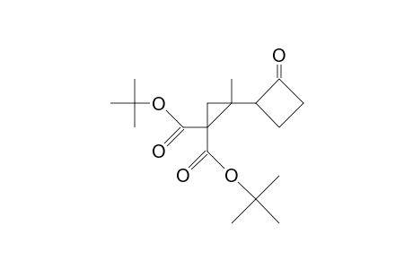 2-(2-Oxo-cyclobutyl)-1,1-bis(T-butoxycarbonyl)-2-methyl-cyclopropane
