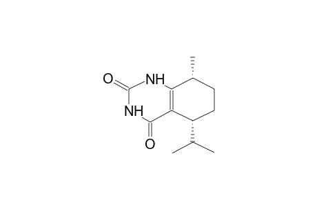 CIS-2,4-DIOXO-8-METHYL-5-ISOPROPYL-5,6,7,8-TETRAHYDROQUINAZOLINE