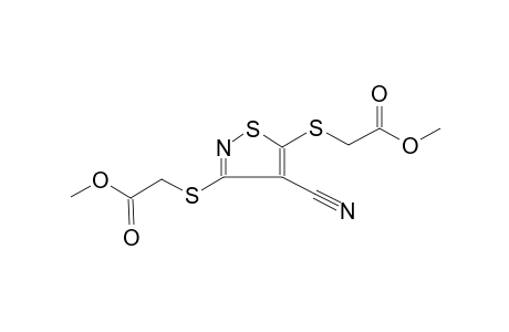 methyl ({4-cyano-3-[(2-methoxy-2-oxoethyl)sulfanyl]-5-isothiazolyl}sulfanyl)acetate