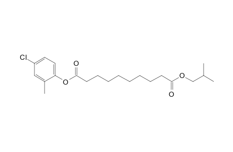 Sebacic acid, 4-chloro-2-methylphenyl isobutyl ester