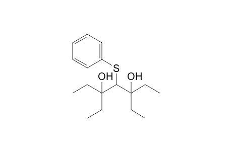 3,5-Diethyl-4-(phenylthio)heptane-3,5-diol