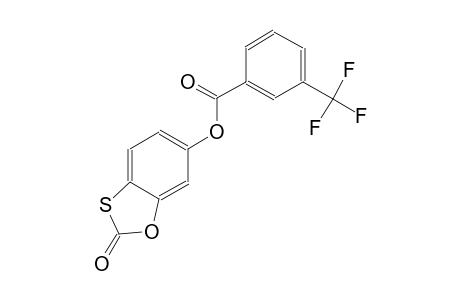 benzoic acid, 3-(trifluoromethyl)-, 2-oxo-1,3-benzoxathiol-6-yl ester