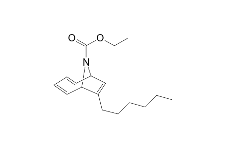 Ethyl 7-hexyl-9-azabicyclo[4.2.1]nona-2,4,7-triene-9-carboxylate