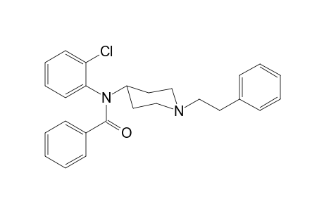N-(2-Chlorophenyl)-N-[1-(2-phenylethyl)piperidin-4-yl]benzamide