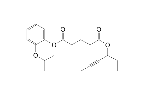 Glutaric acid, hex-4-yn-3-yl 2-isopropoxyphenyl ester