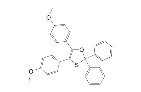 1,3-Oxathiole, 4,5-bis(4-methoxyphenyl)-2,2-diphenyl-