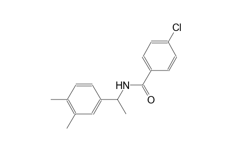 4-chloro-N-[1-(3,4-dimethylphenyl)ethyl]benzamide