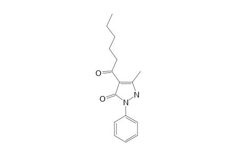 4-Hexanoyl-3-methyl-1-phenylpyrazol-5-on