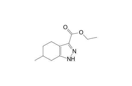 6-methyl-4,5,6,7-tetrahydro-1H-indazole-3-carboxylic acid, ethyl ester